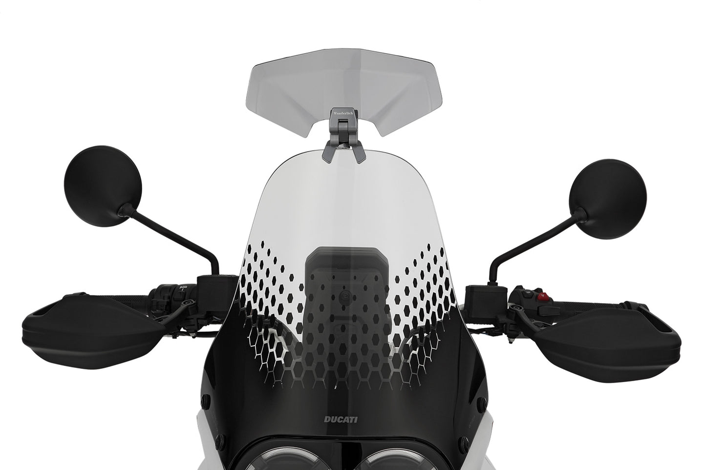 Wunderlich windshield extension VARIO-ERGO 3D+ - smoked grey