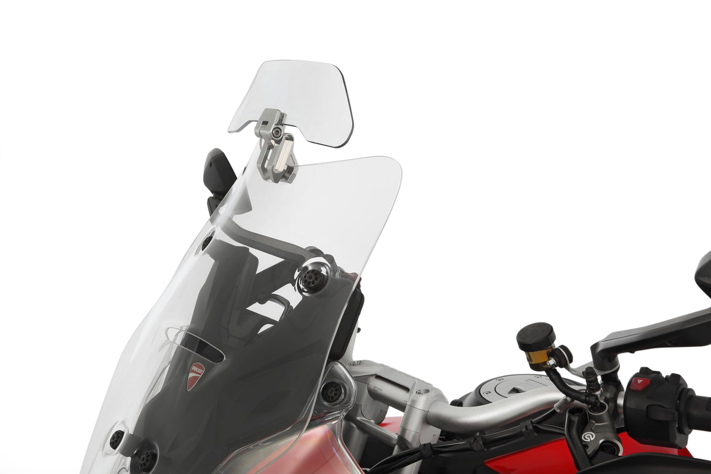 Wunderlich windshield extension VARIO-ERGO+ - silver