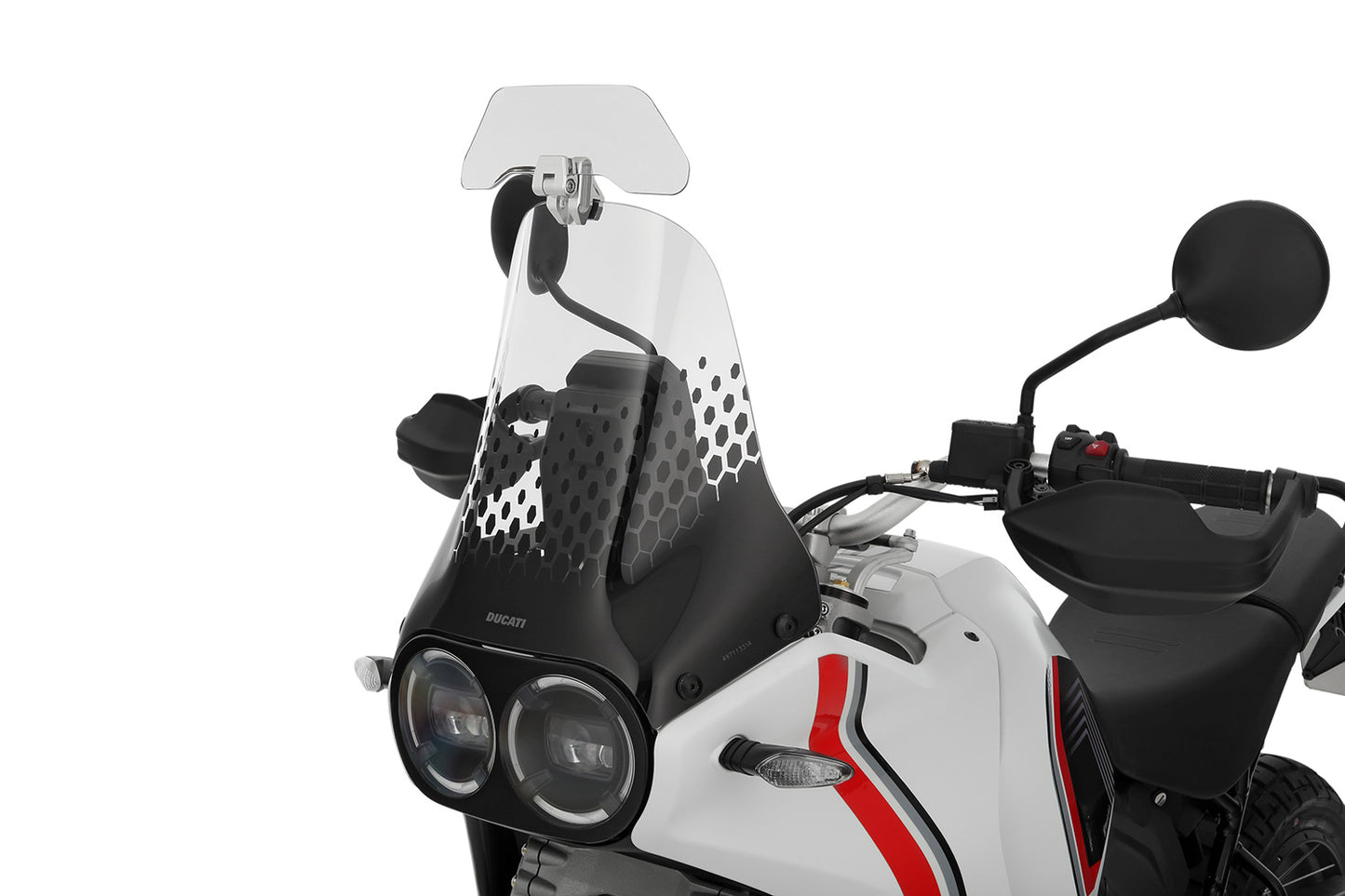 Wunderlich windshield extension VARIO-ERGO+ - silver