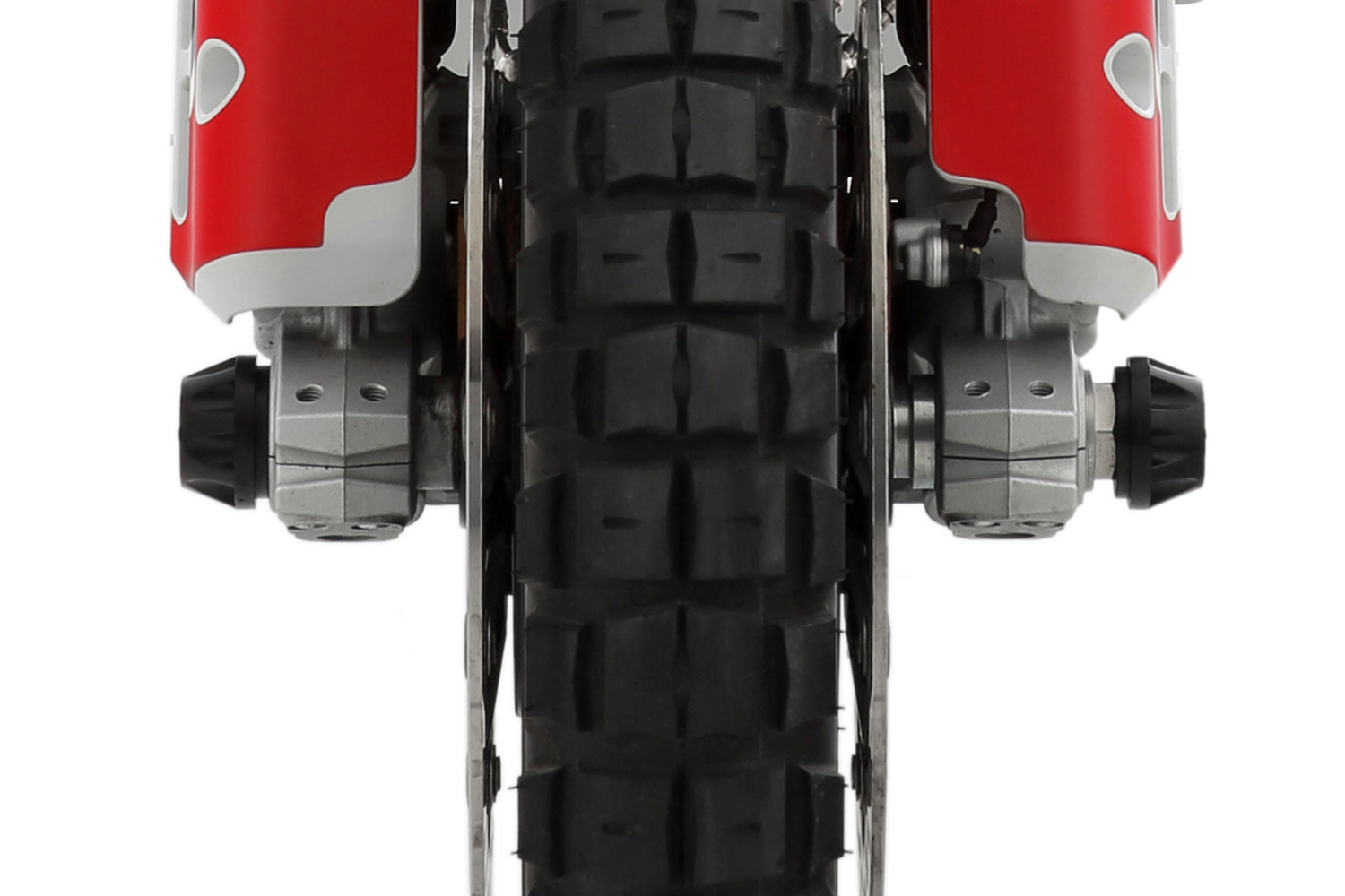 Wunderlich DOUBLESHOCK axle protection pads - black - front