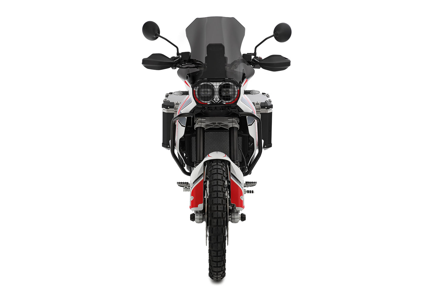 Wunderlich foldable headlight protection grille - black