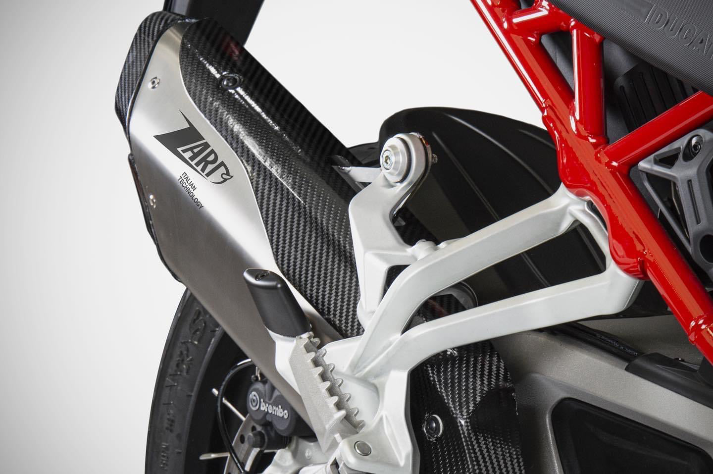 ZARD slip-on 4-1 silencer for the Ducati Multistrada V4|S - titanium