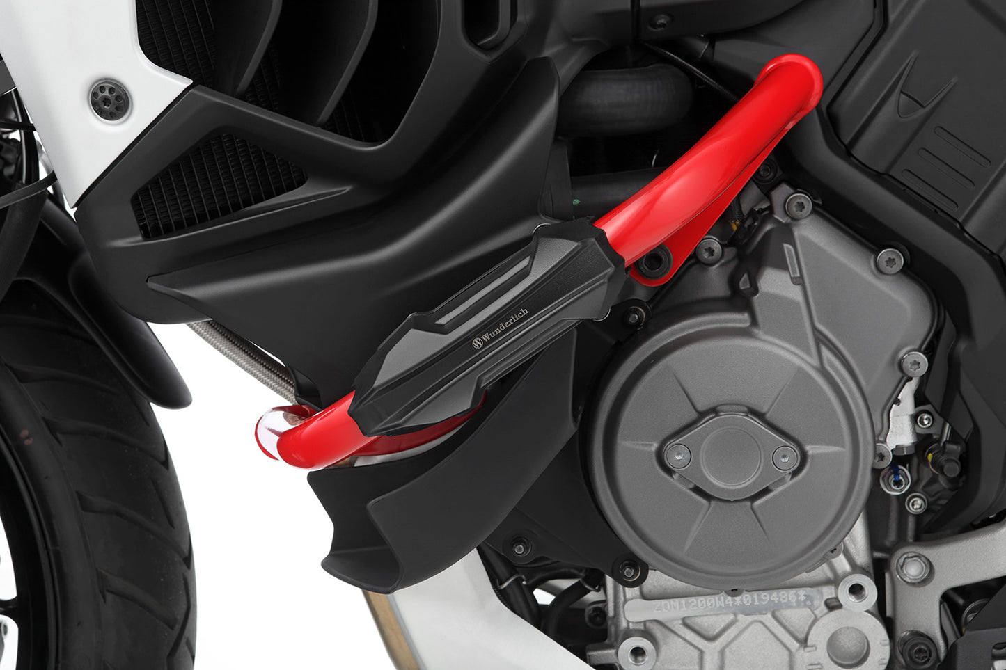 Wunderlich engine protection bar - red