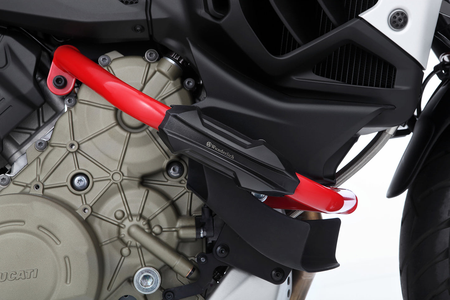 Wunderlich engine protection bar - red