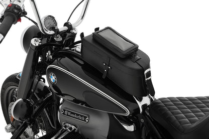 Wunderlich leather bag set »CLASSIC« for tank rails - black