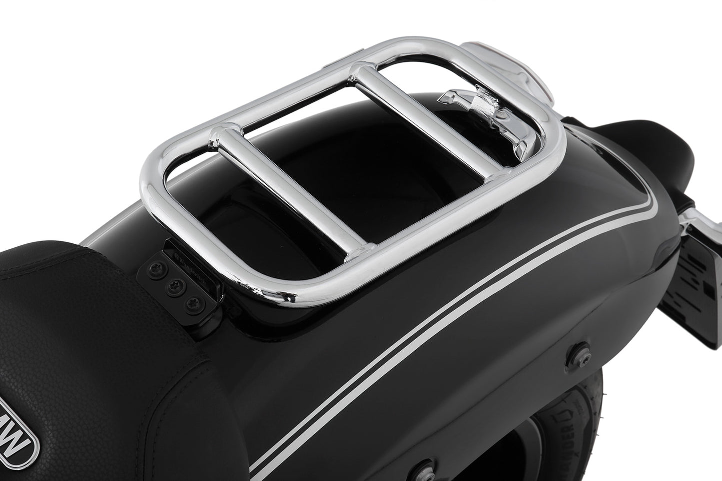 Wunderlich passenger luggage carrier - chrome