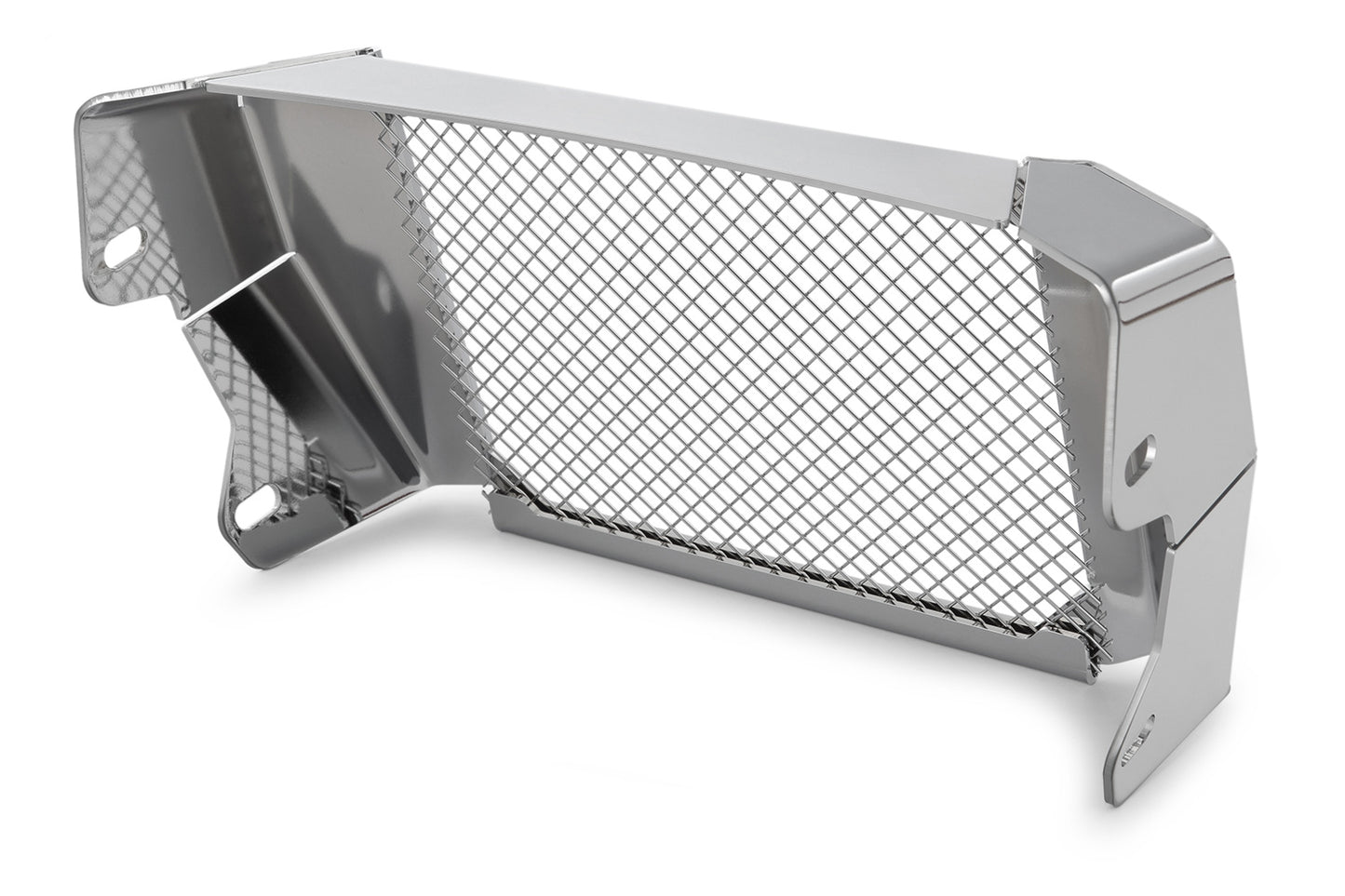 Wunderlich oil cooler shroud with protective function - chromed