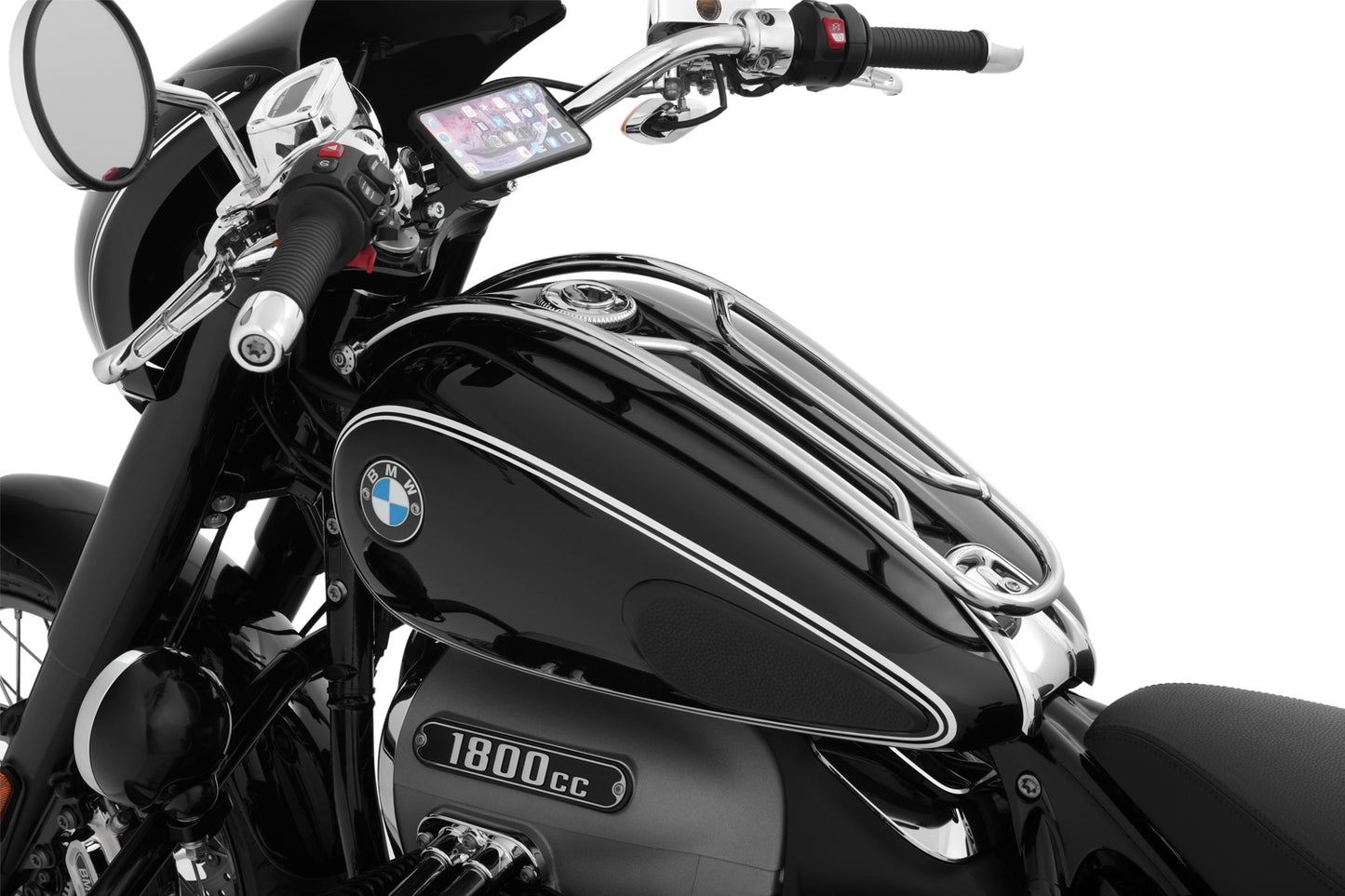 Wunderlich tank railing - chromed