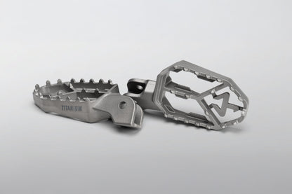 Akrapovic BMW Adventure footrest set - titanium