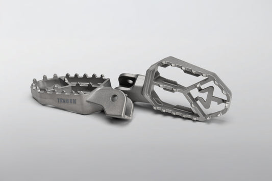 Akrapovic BMW Adventure footrest set - titanium
