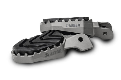 Akrapovic BMW Adventure footrest set - titanium