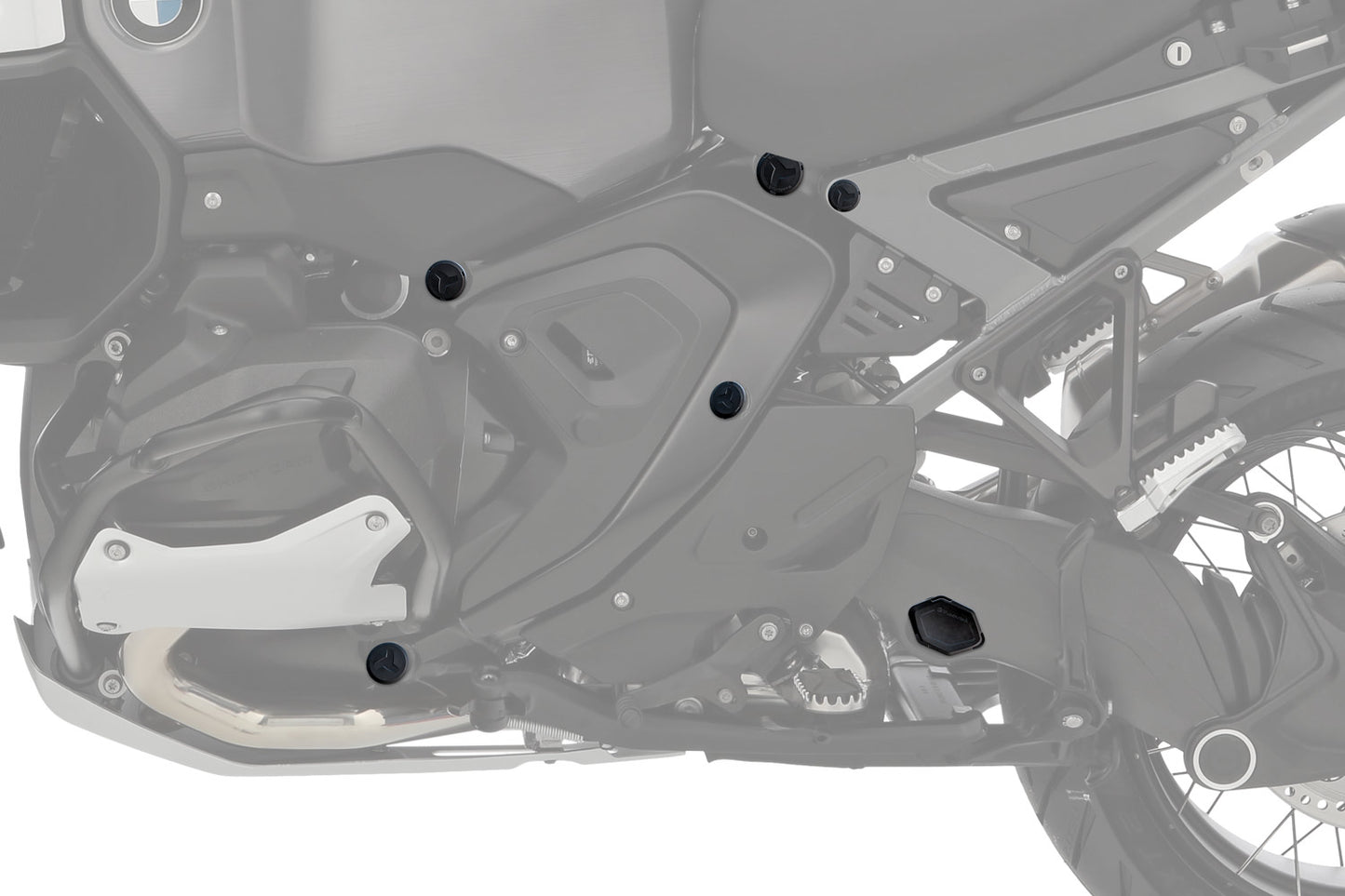 Frame plugs 10-piece R 1300 GS Adventure - Set - black