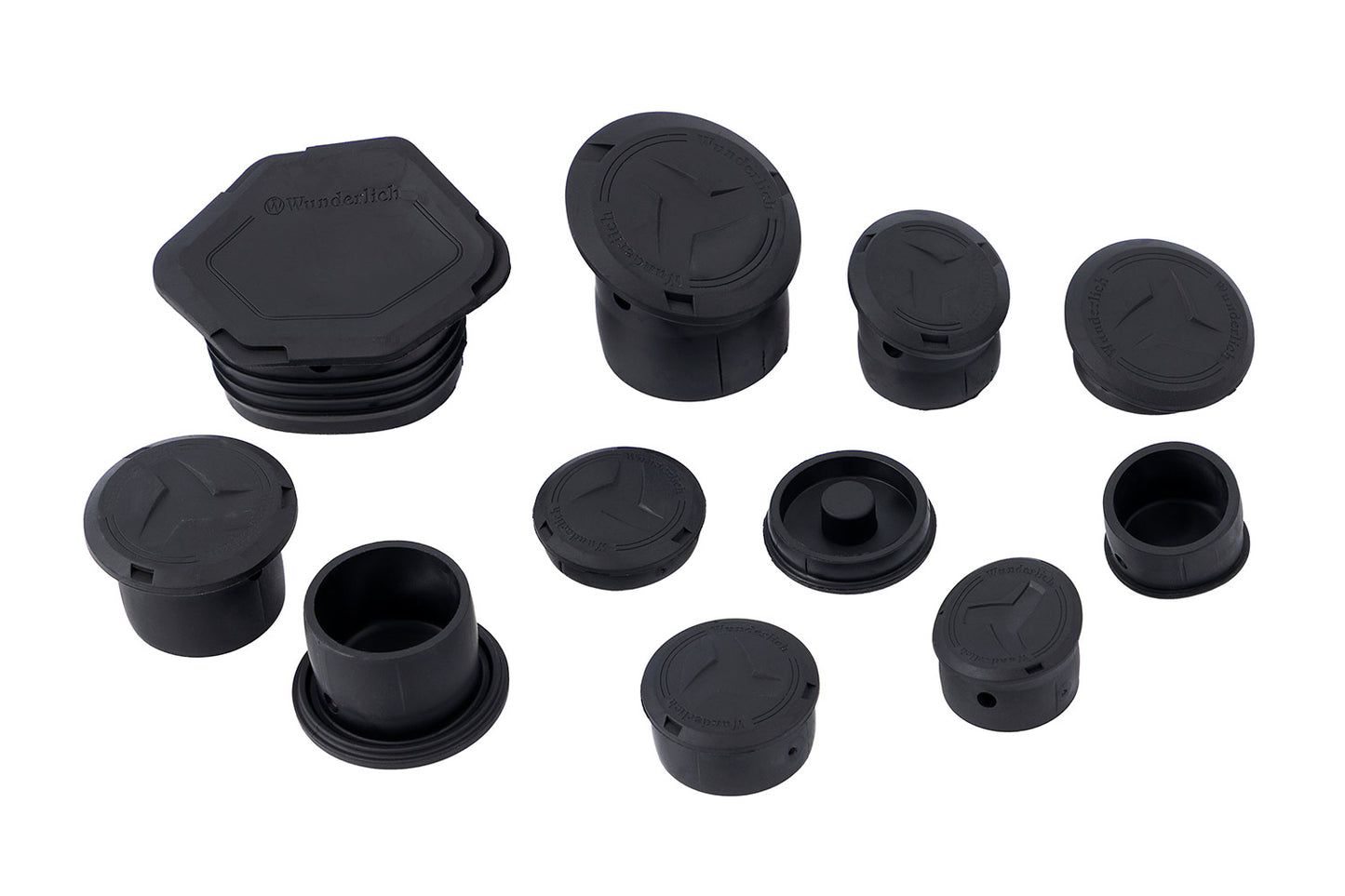Frame plugs 10-piece R 1300 GS Adventure - Set - black