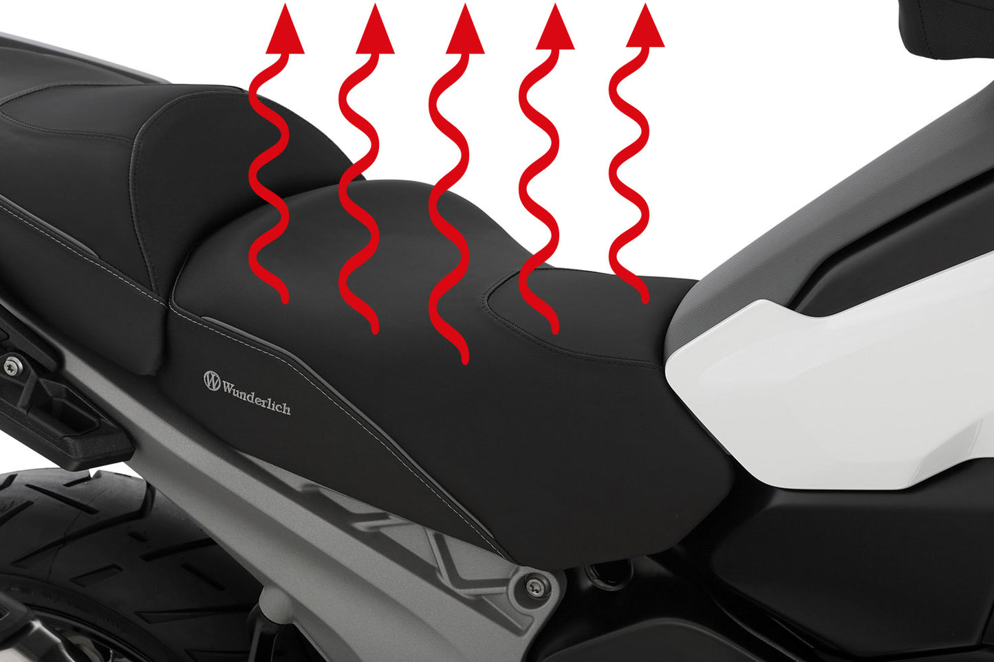Wunderlich AKTIVKOMFORT rider seat - with seat heating Smart Plug & Play R 1300 GS - standard - black