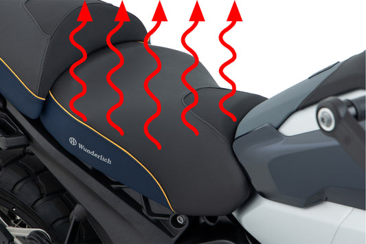 AKTIVKOMFORT Rider Seat with Seat Heating Smart Plug & Play - high - imperial blue-gold