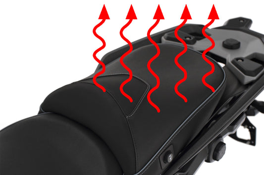 Passenger Seat AKTIVKOMFORT with Seat Heating Smart Plug & Play R 1300 GS - Queens-Edition - standard - black