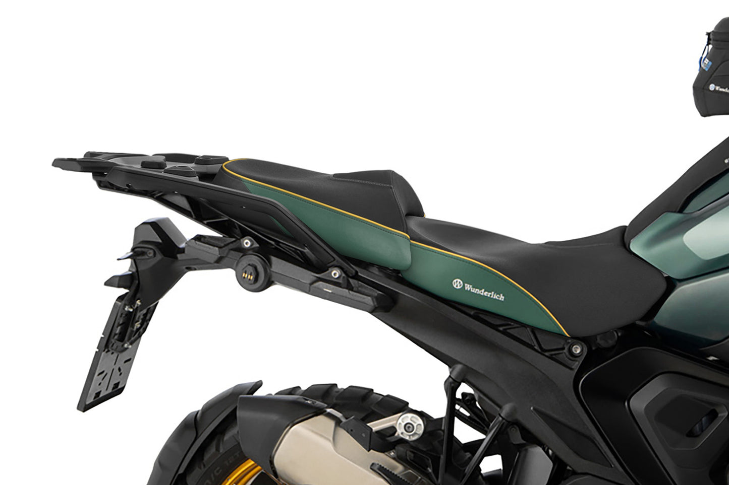 Wunderlich Passenger Seat AKTIVKOMFORT with Smart Plug & Play seat heating R 1300 GS - Queens-Edition - standard - green gold