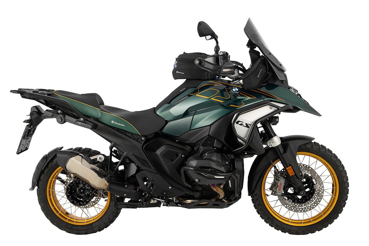 Wunderlich Passenger Seat AKTIVKOMFORT with Smart Plug & Play seat heating R 1300 GS - Queens-Edition - standard - green gold