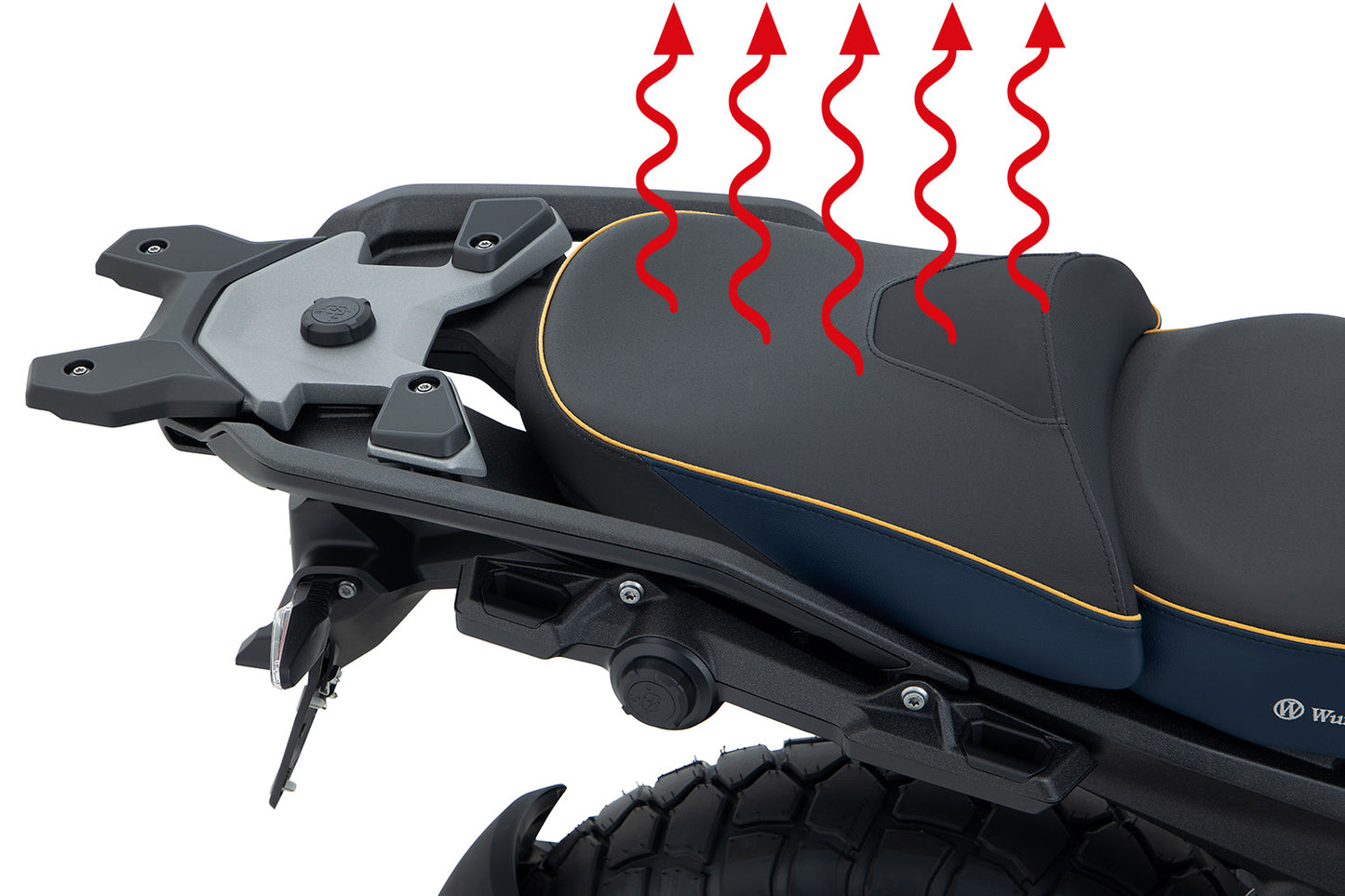 AKTIVKOMFORT passenger Seat with Seat Heating Smart Plug & Play - std - imperial blue-gold