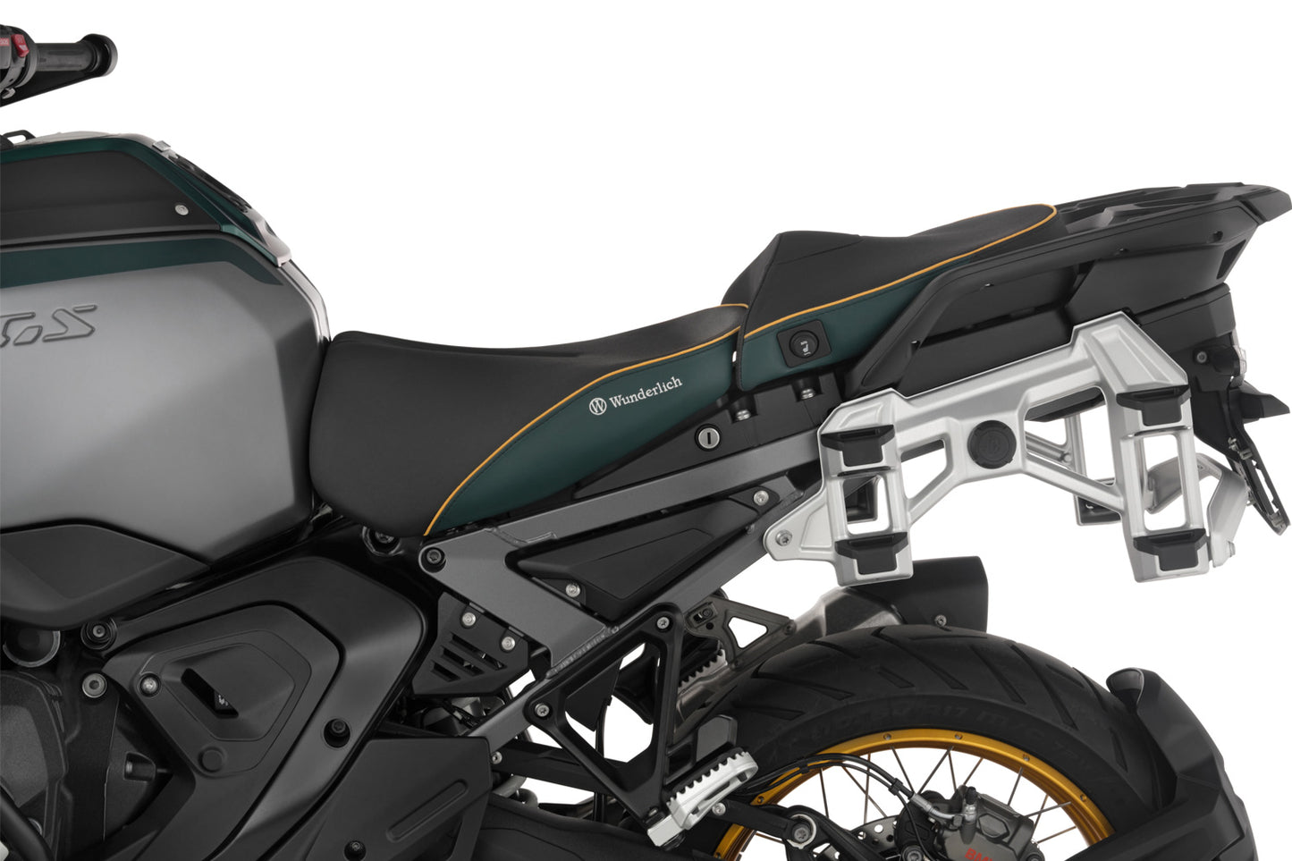 AKTIVKOMFORT rider seat with seat heating for the R 1300 GS Adventure - standard - green gold