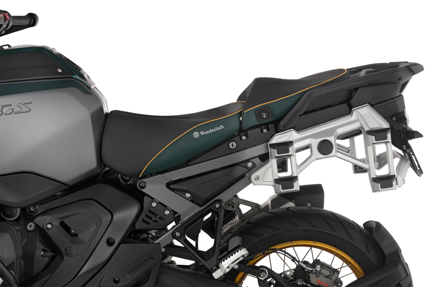 AKTIVKOMFORT rider seat with seat heating R 1300 GS Adventure - low - green gold