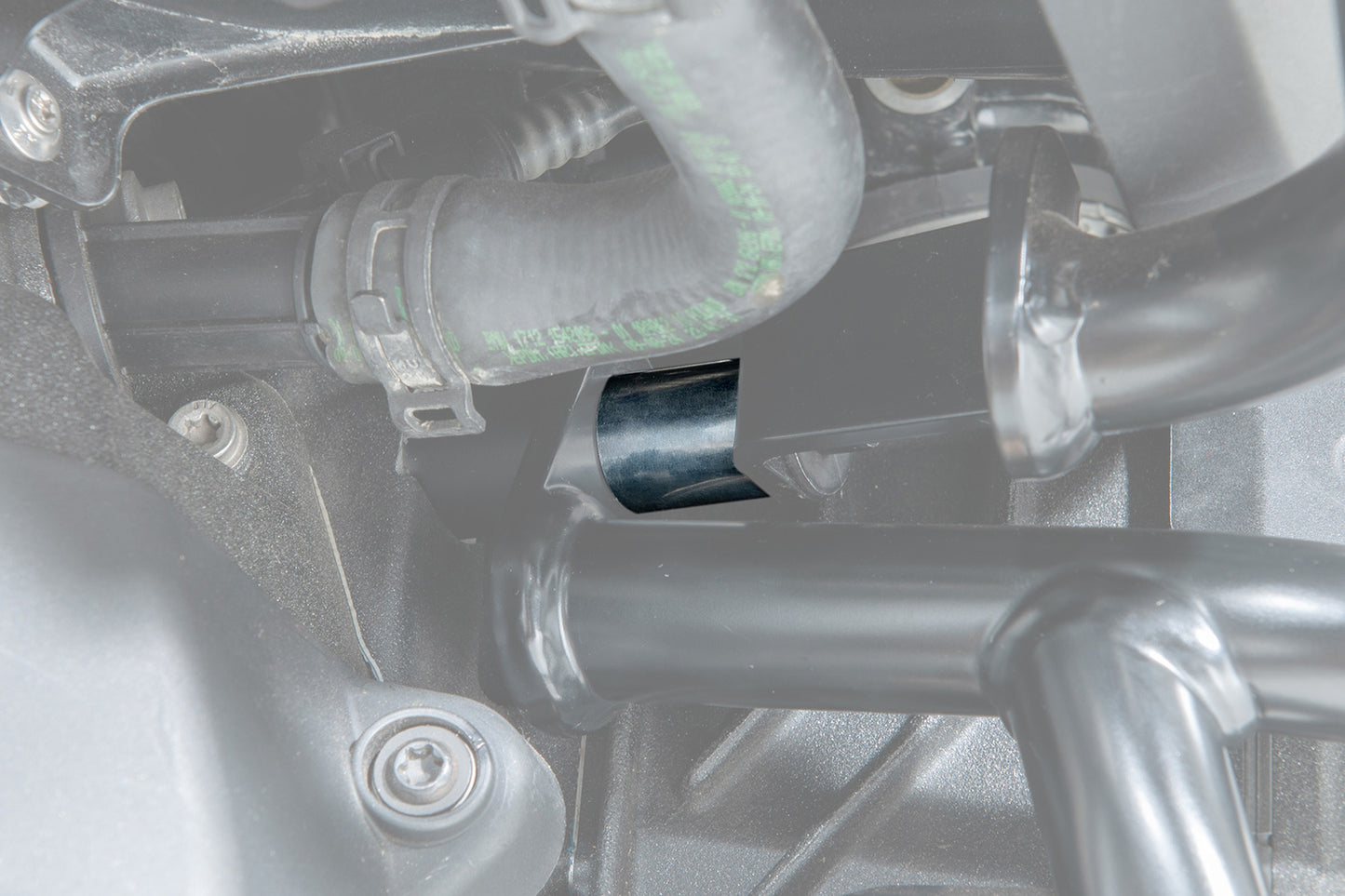 Adapter for Wunderlich tank - and engine protection bars ULTIMATE R 1300 GS Adventure - black