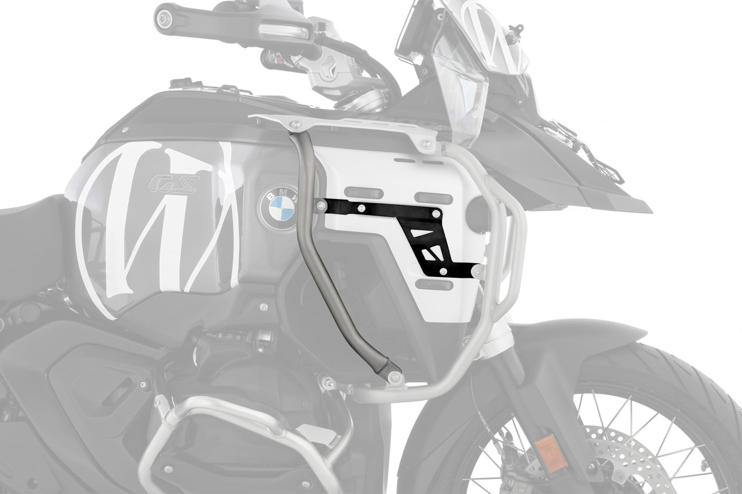 ULTIMATE Supplementary Bars for R 1300 GS Adv Tank Protection Bar - silver-black