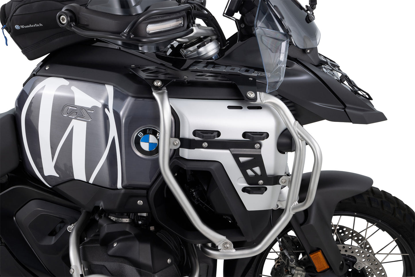 Tank protection bar ULTIMATE PRO R 1300 GS Adventure - silver-black