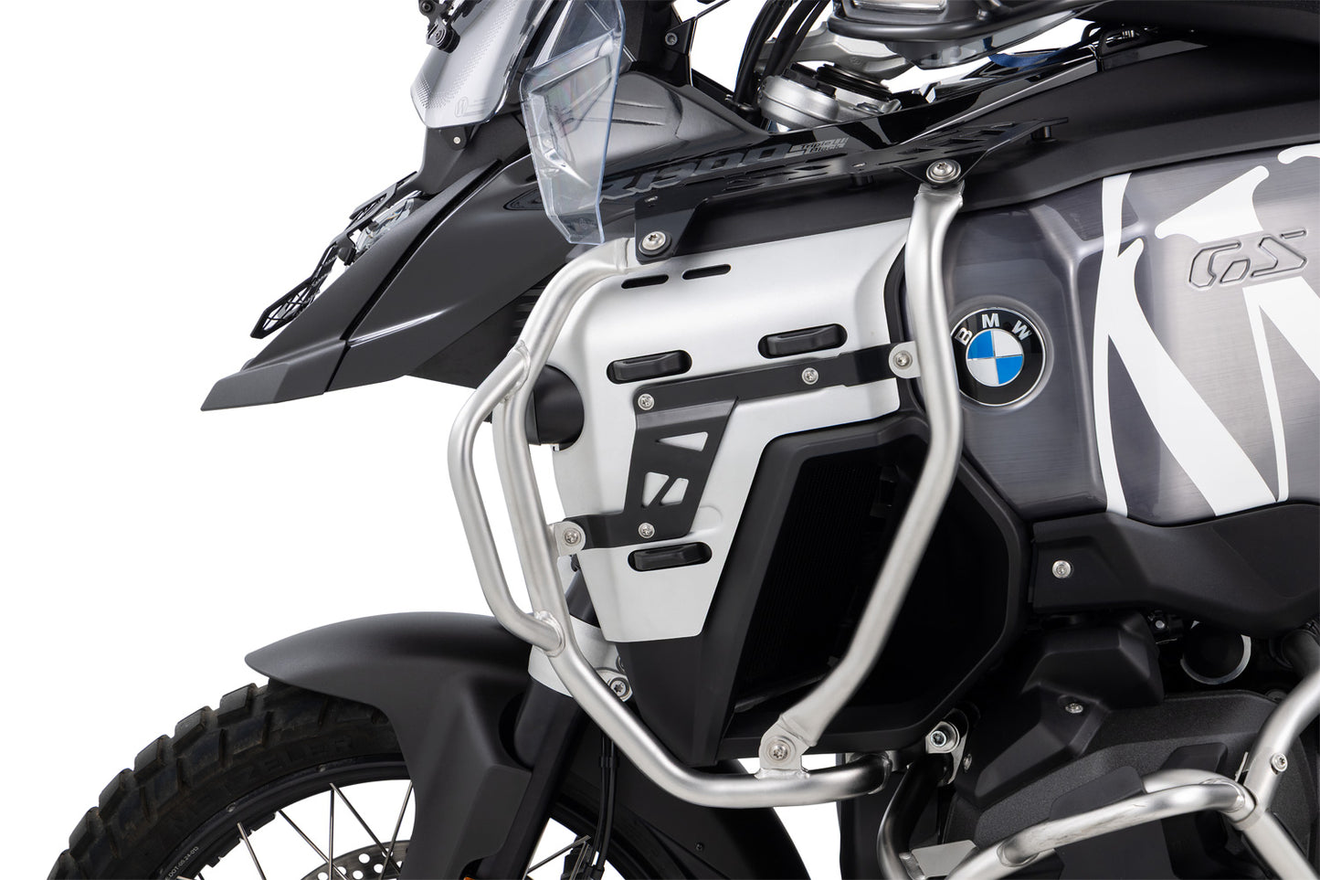 Tank protection bar ULTIMATE PRO R 1300 GS Adventure - silver-black