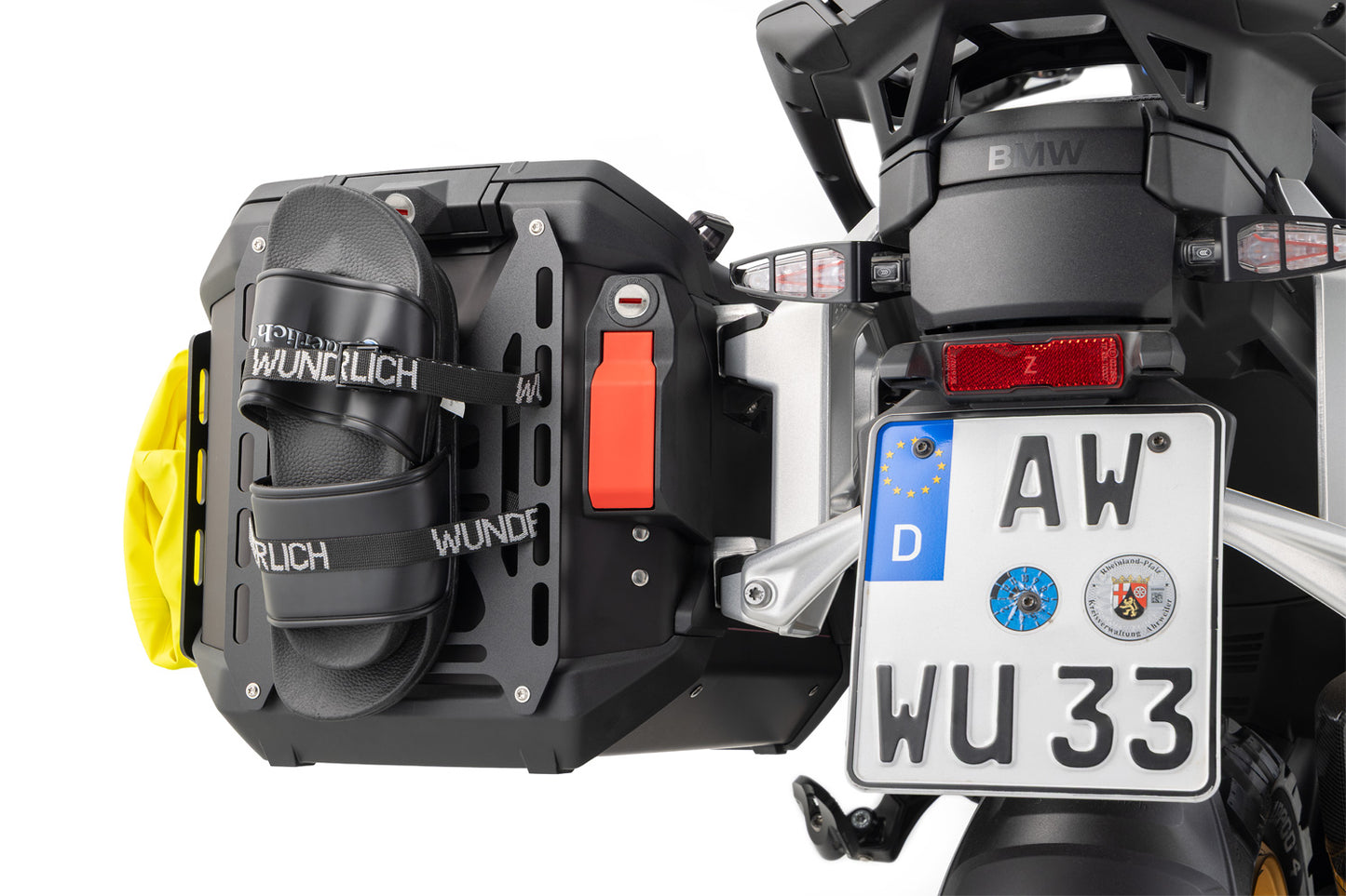 Rear Rack for Original BMW Aluminium Panniers – R 1300 GS + Adventure - Piece - black