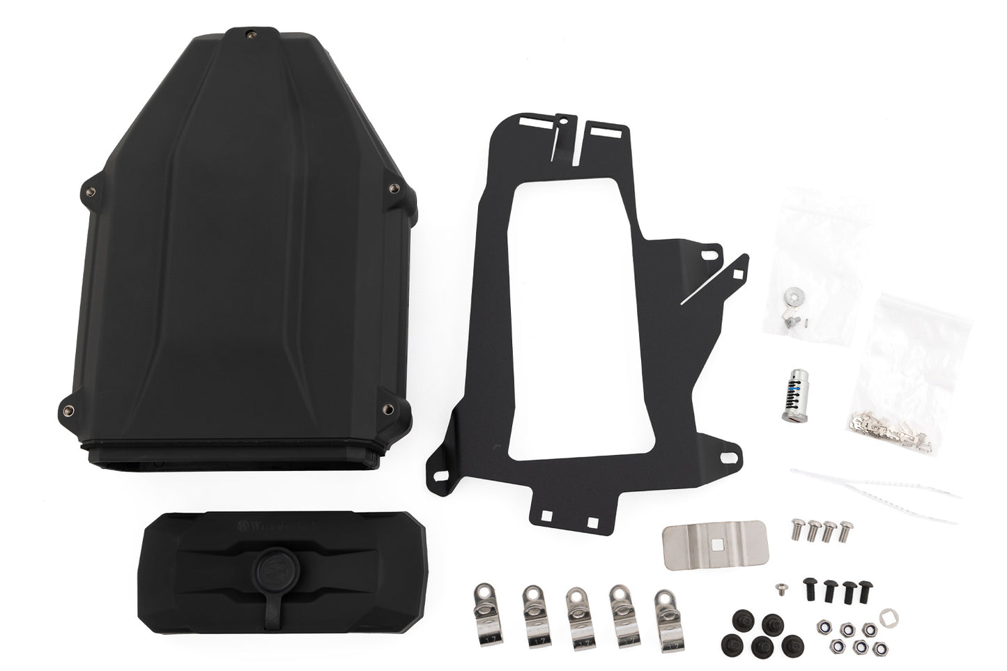 Tool Box with Codeable Lock – Compatible with the Wunderlich Luggage Rack for the BMW R 1300 GS Adventure - For original BMW keys - black