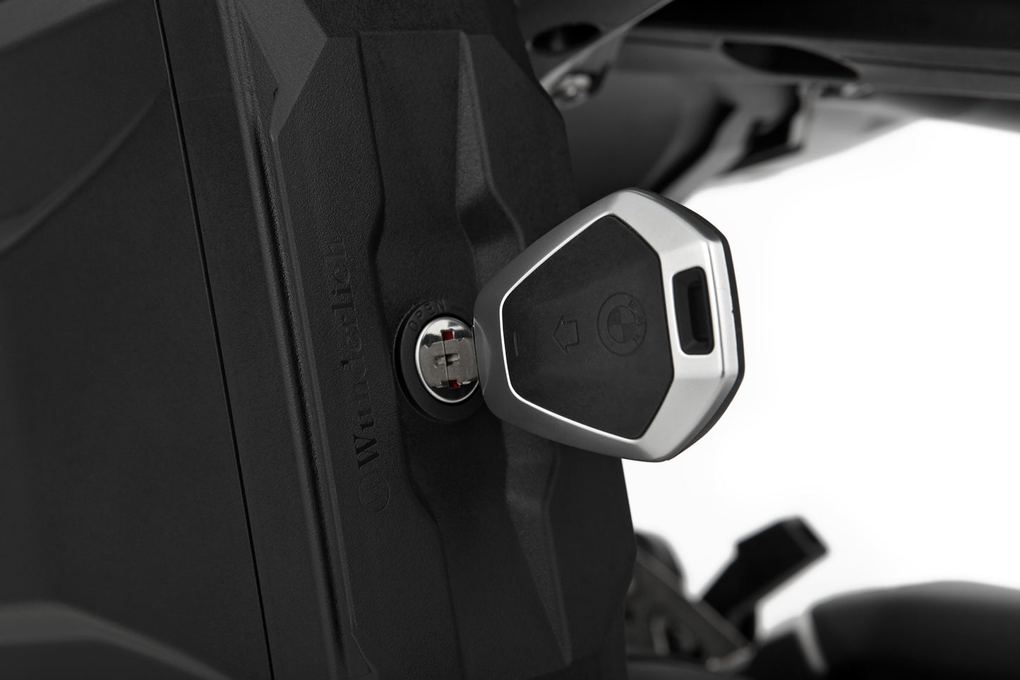 Wunderlich Tool Box for models without Vario case mounts - black - For original BMW keys