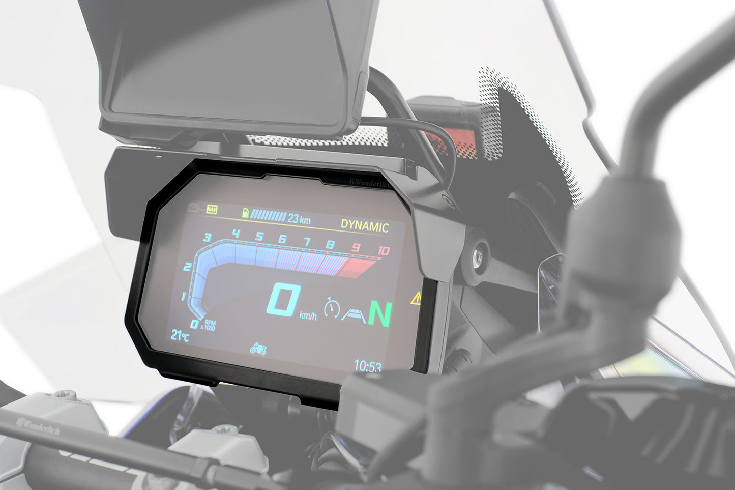 TFT Display Anti-Theft Protection with Sun Visor Preparation R 1300 GS + Adventure - black