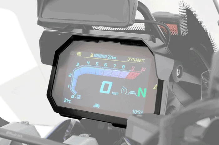 TFT Display Anti-Theft Protection with Sun Visor Preparation R 1300 GS + Adventure - black