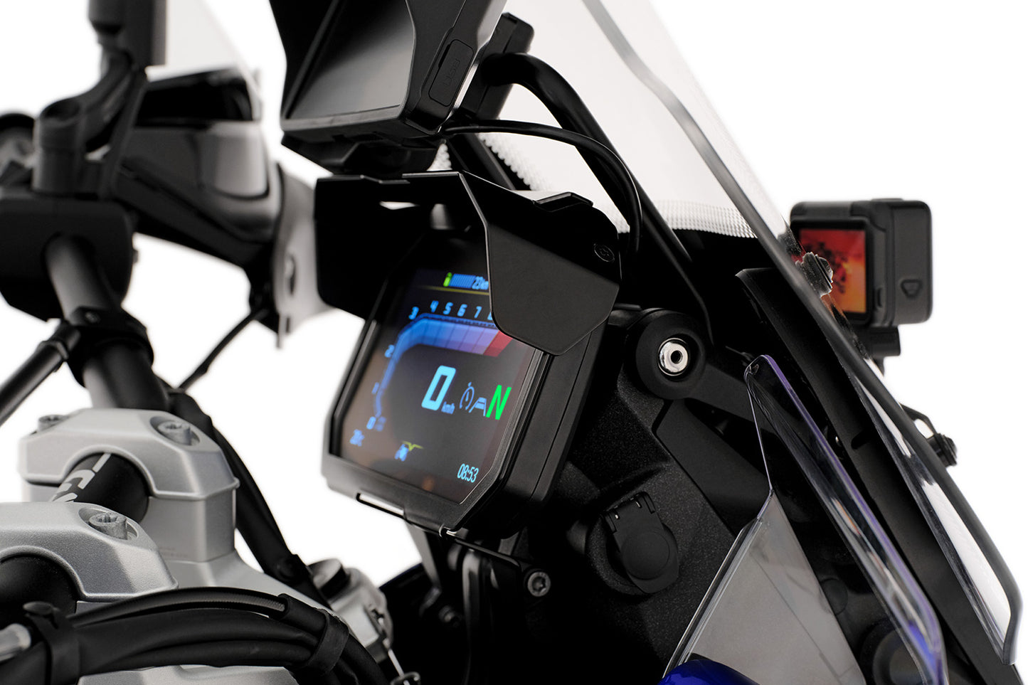 TFT Display Anti-Theft Protection with Sun Visor Preparation R 1300 GS + Adventure - black