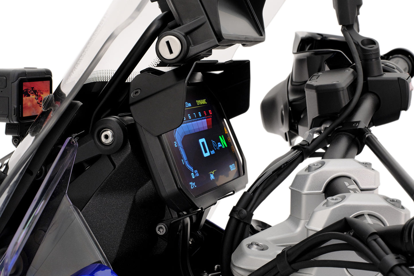 TFT Display Anti-Theft Protection with Sun Visor Preparation R 1300 GS + Adventure - black