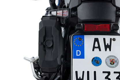Toolbox for R 1300 GS Adv with EXTREME luggage rack / without original BMW luggage mounts - For original BMW keys - black