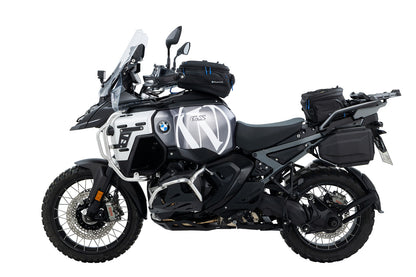 Toolbox for R 1300 GS Adv with EXTREME luggage rack / without original BMW luggage mounts - For original BMW keys - black