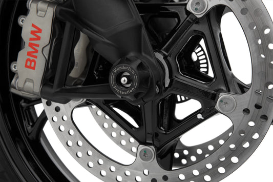 Wunderlich DOUBLESHOCK axle protection pads - black - front