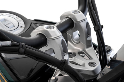 Wunderlich ERGO+ handlebar riser R 1300 GS - silver