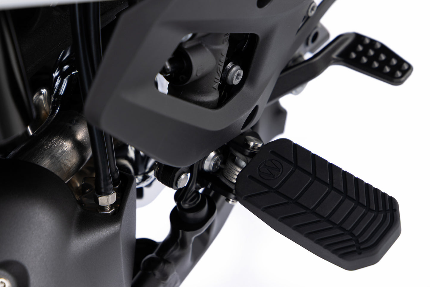 Footrest enlargement ROAD - black