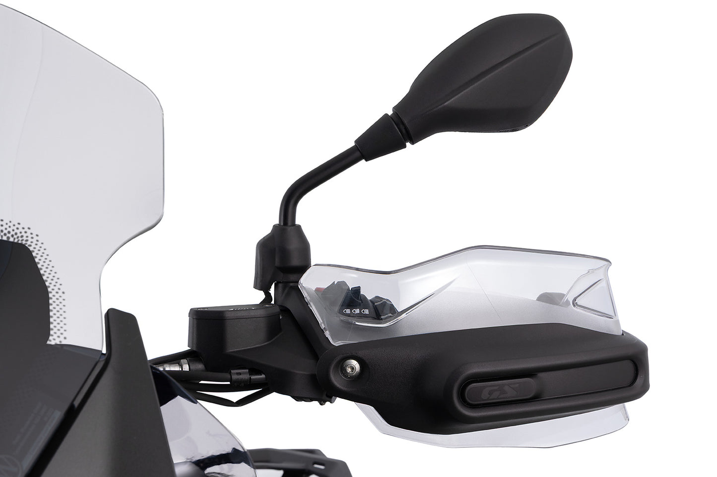 Wunderlich Hand Protector Extension ERGO BMW R 1300 GS and GS Adventure - clear