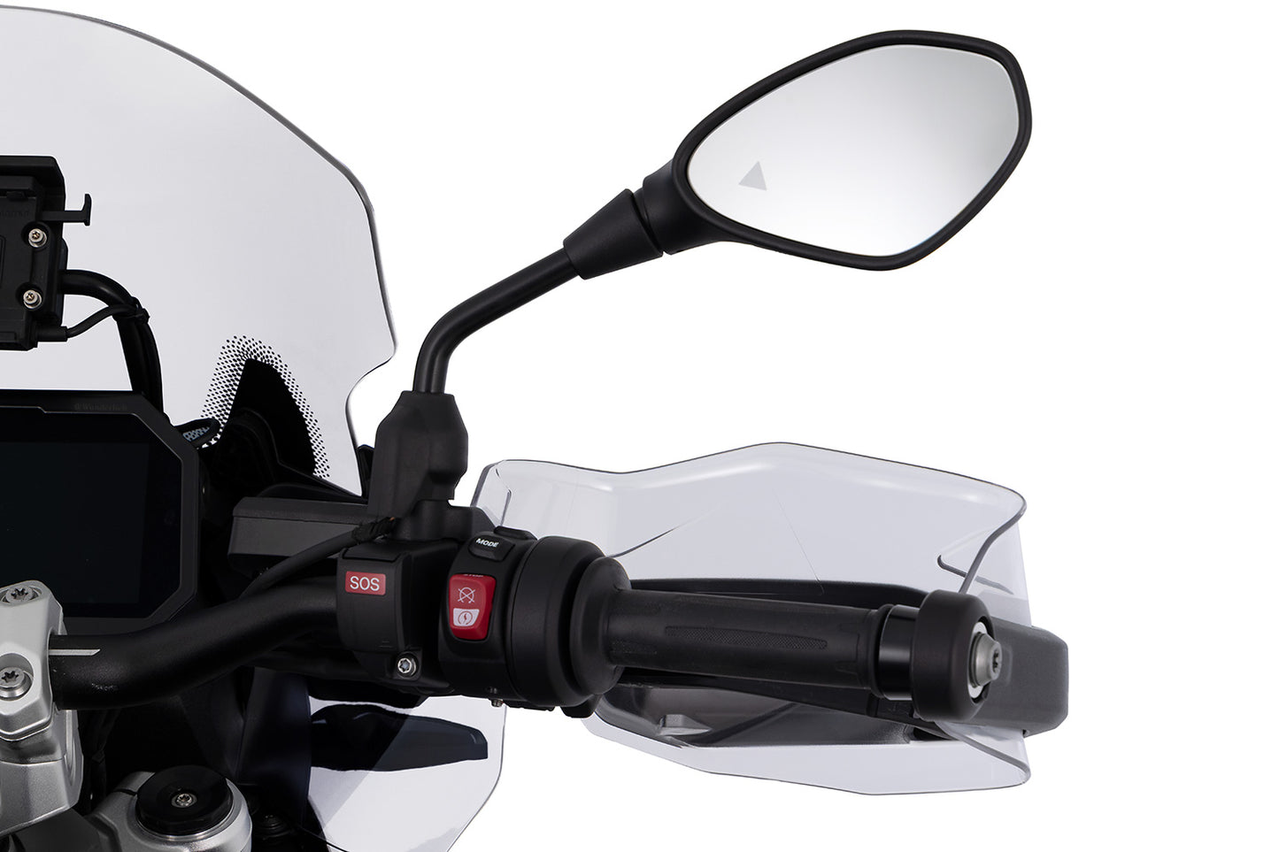 Wunderlich Hand Protector Extension ERGO BMW R 1300 GS and GS Adventure - clear