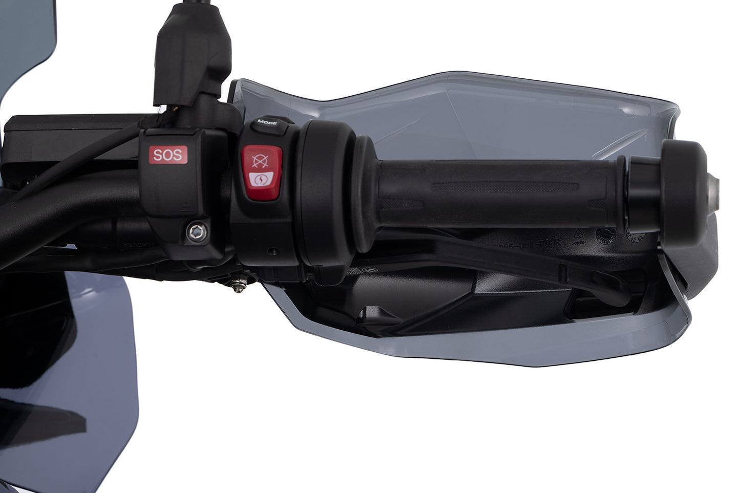 Wunderlich Hand Protector Extension ERGO BMW R 1300 GS and GS Adventure - smoked grey