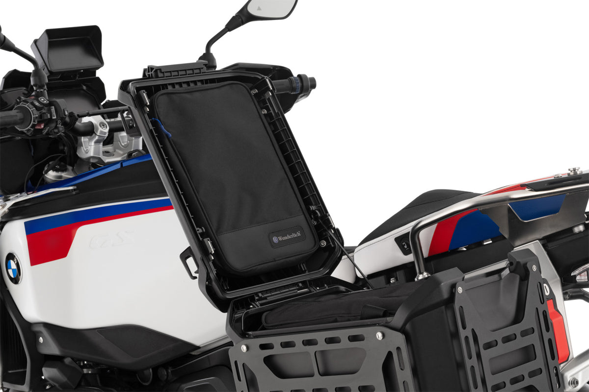 Inner lid bag for BMW aluminium cases R 1300 GS (+Adventure) - set - black