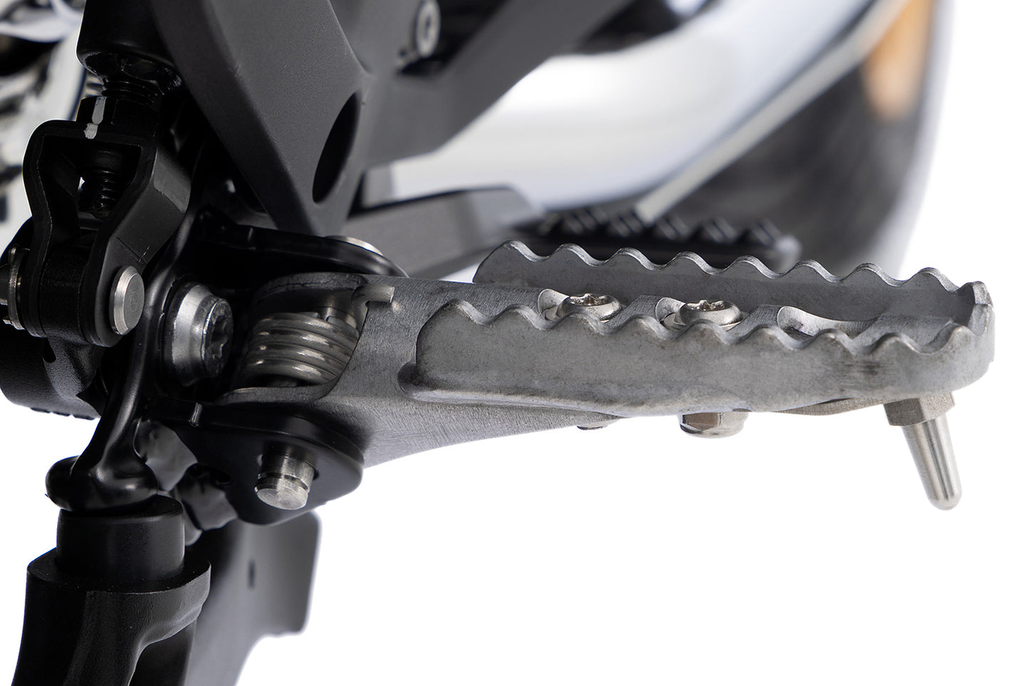 Lean angle indicators for the original footrests R 1300 GS - Set - stainless steel