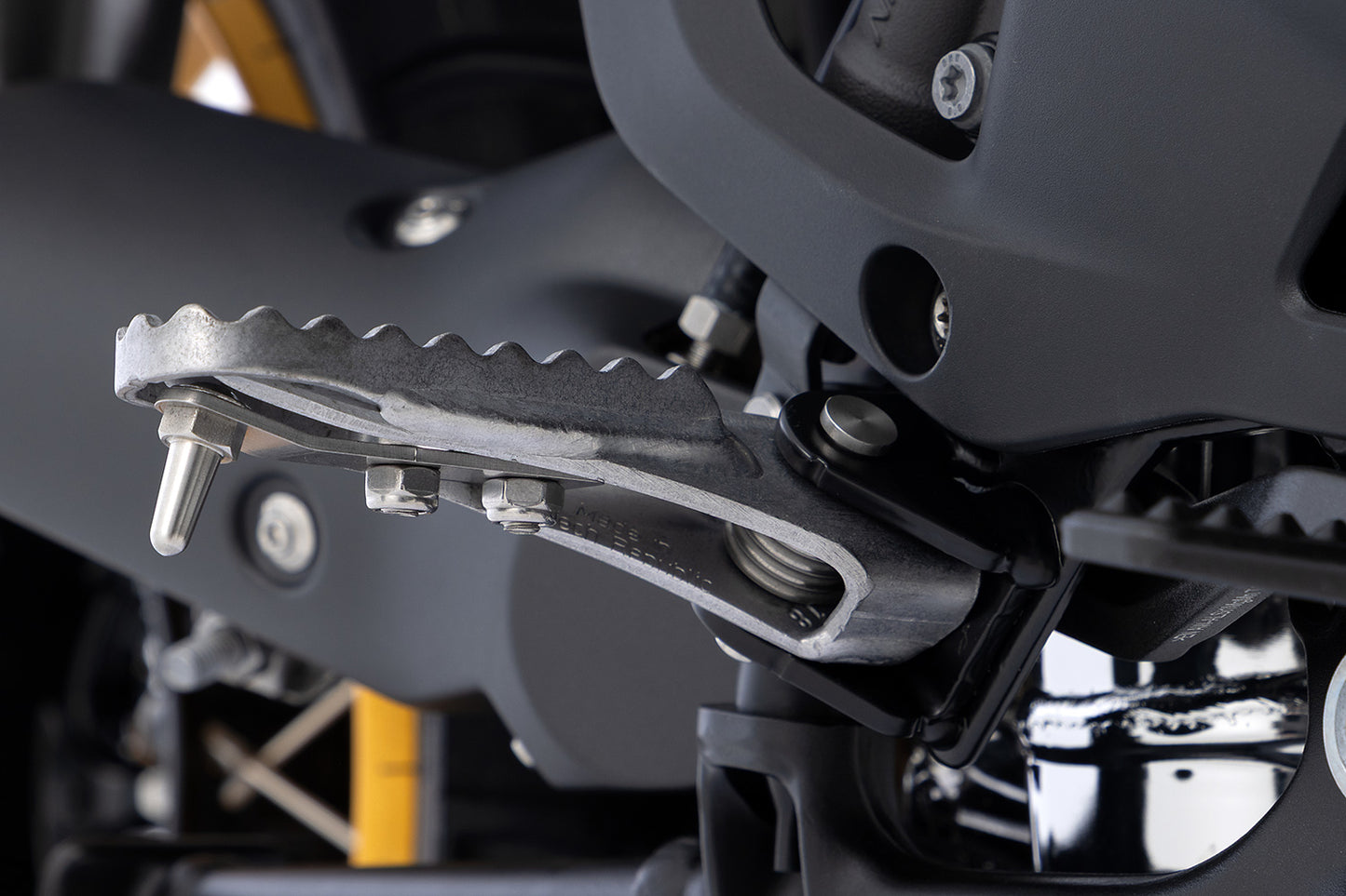 Lean angle indicators for the original footrests R 1300 GS - Set - stainless steel