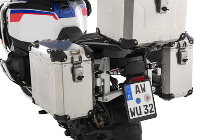 EXTREME slimline case set DirectLock R 1300 GS Adventure - aluminum