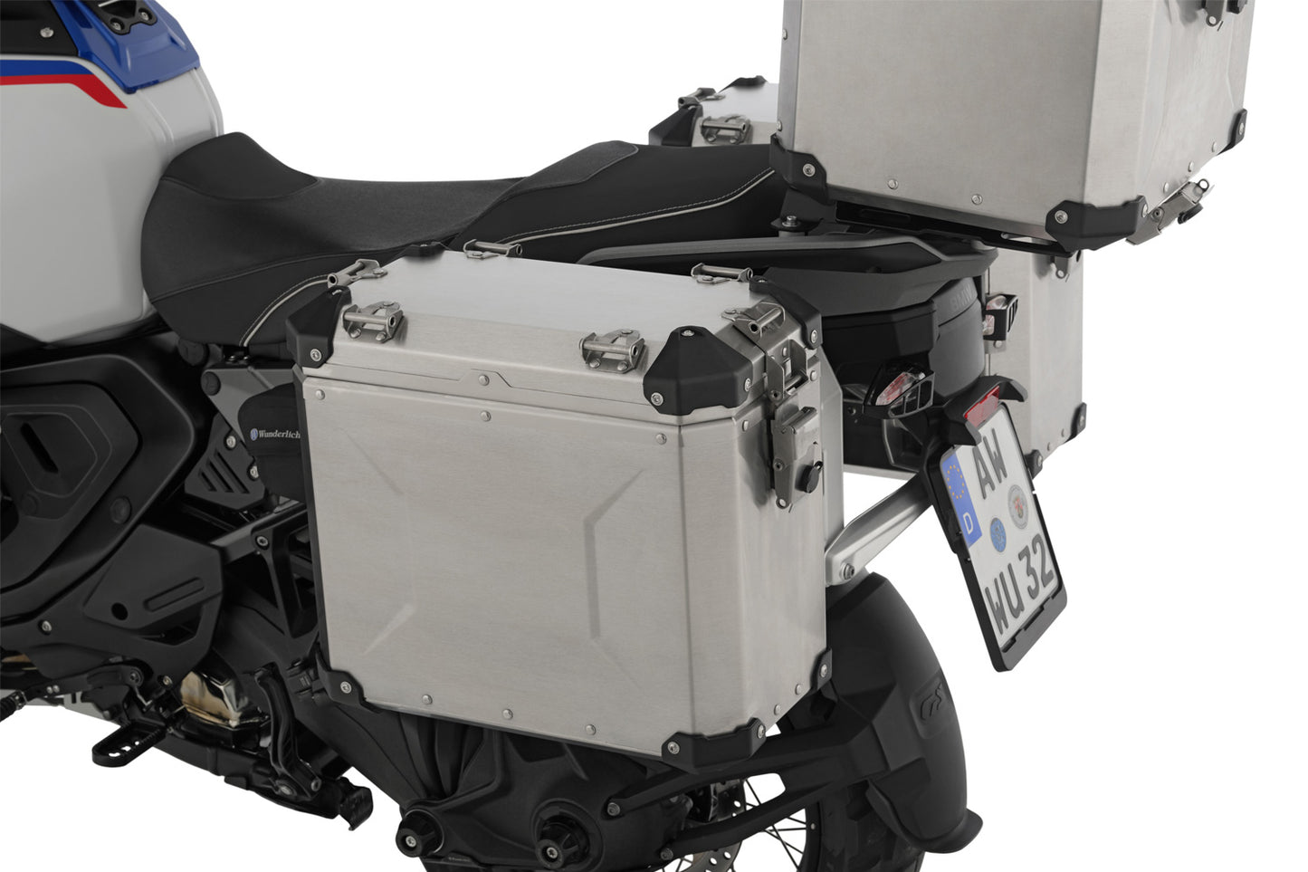 EXTREME slimline case set DirectLock R 1300 GS Adventure - aluminum