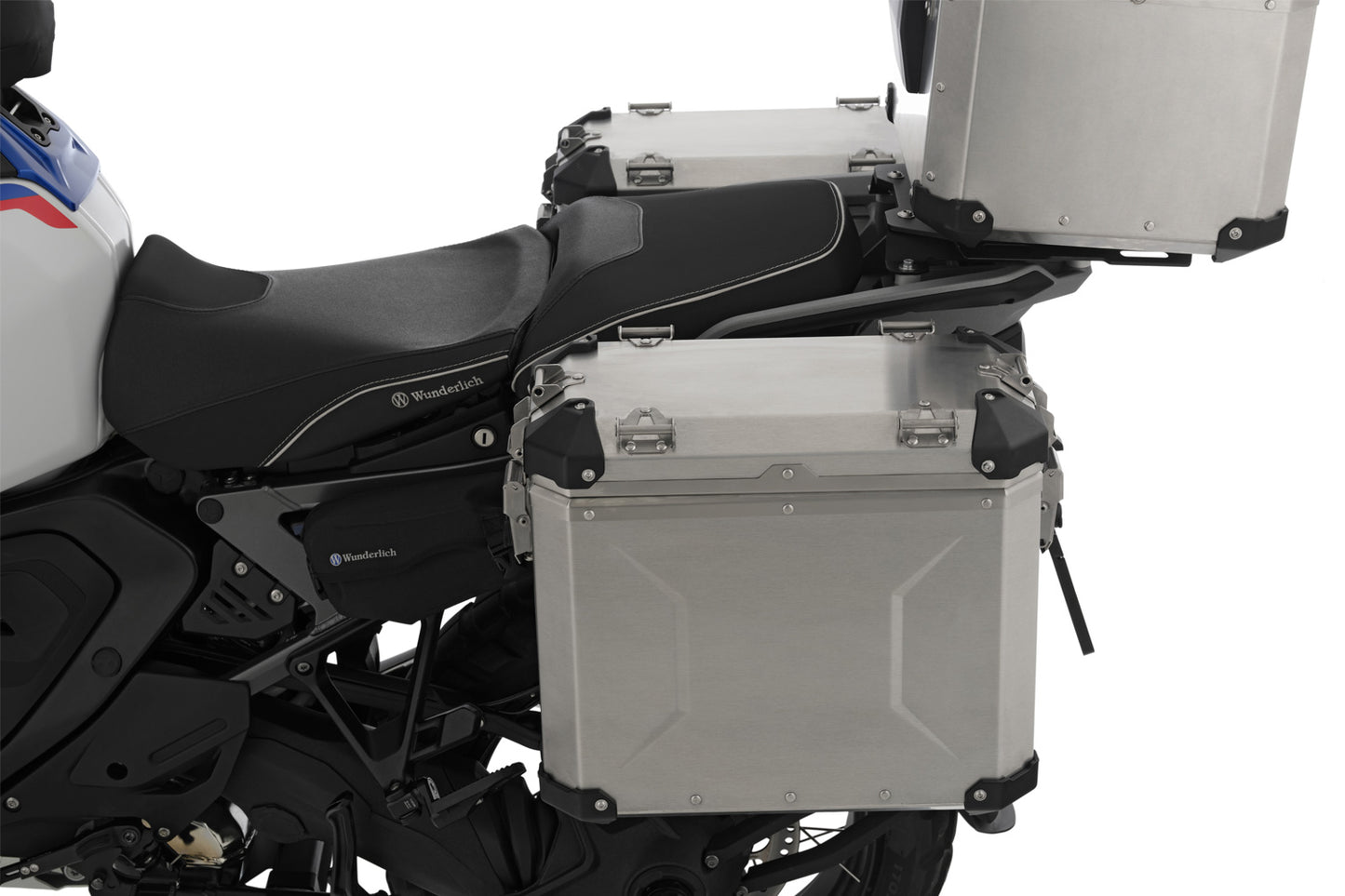 EXTREME slimline case set DirectLock R 1300 GS Adventure - aluminum